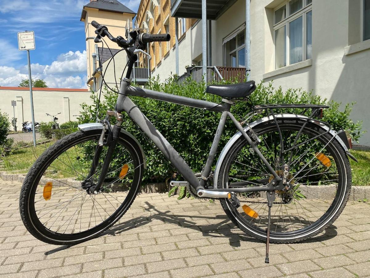 Stilvolles Loft Mit Kostenlosem Fahrrad Magdeburg Exterior foto