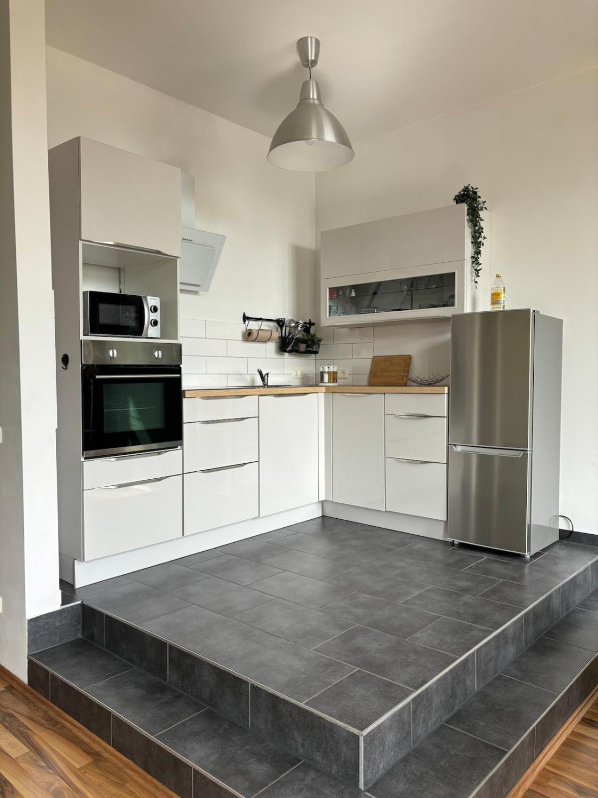 Stilvolles Loft Mit Kostenlosem Fahrrad Magdeburg Exterior foto